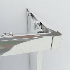 Душевой уголок Vincea Garda VSS-1G900CHB 90x90 профиль Черный стекло шиншилла