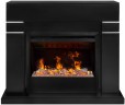 Электрокамин RealFlame Lindelse 26 BL черныйM черный с очагом 3D Helios 26 SBG