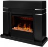 Электрокамин RealFlame Lindelse 26 BL черныйM черный с очагом 3D Helios 26 SBG