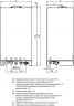 Настенный газовый одноконтурный котел отопления Viessmann Vitopend 100-W A1HB001 U-rlu 24 кВт A1HB001