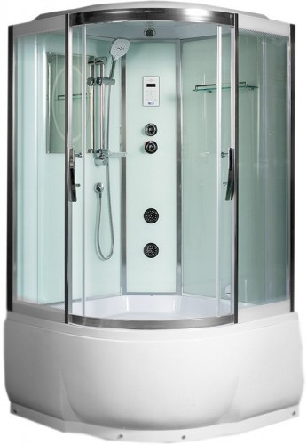 Душевая кабина WeltWasser WW500 Emmer 11055 110x110 10000003288 профиль Хром стекло прозрачное