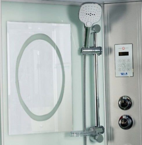 Душевая кабина WeltWasser WW500 Emmer 11055 110x110 10000003288 профиль Хром стекло прозрачное