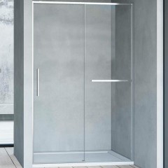 Душевая дверь Vincea Slim Soft 150 VDS-1SS150CL профиль Хром стекло прозрачное