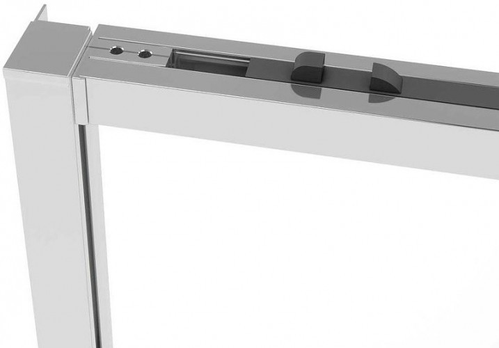 Душевая дверь Vincea Slim Soft 150 VDS-1SS150CL профиль Хром стекло прозрачное