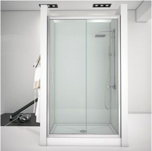 Душевая дверь Aquanet Alfa NAA6121 130 273610 профиль Хром стекло прозрачное
