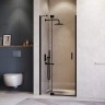 Душевая дверь RGW Hotel HO-014-B 130 350601413-14 профиль Черный стекло прозрачное