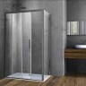 Душевой уголок Vincea Soft 130x90 VSR-3SO9013CLGM профиль Вороненая сталь стекло прозрачное