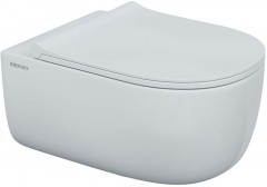 Комплект унитаза Berges Ego XL Rimless с инсталляцией Atom 043360 с сиденьем Микролифт и Черной SoftTouch  клавишей смыва