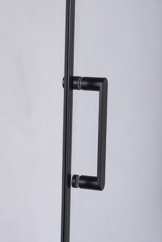 Душевой уголок Niagara Nova NG-6812-08 BLACK 120х80 профиль Черный стекло прозрачное