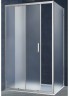 Душевой уголок Vincea Alpha 140x90 VSR-3AL9014MT профиль Хром стекло текстурное