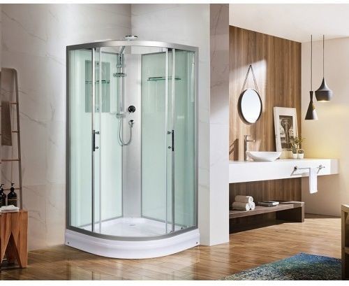 Душевая кабина WeltWasser WW500 Werra 901 90x90 10000003223 профиль Хром стекло прозрачное