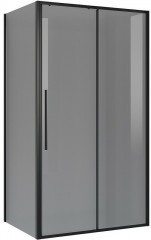 Душевой уголок Niagara Nova 110х80 NG-85-11TB-TB80-34 профиль Черный матовый стекло тонированное