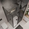 Душевой уголок Niagara Nova 110х80 NG-85-11TB-TB80-34 профиль Черный матовый стекло тонированное