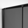Душевой уголок Niagara Nova 110х80 NG-85-11TB-TB80-34 профиль Черный матовый стекло тонированное