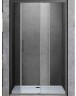 Душевая дверь Vincea Soft 130 VDS-3SO130CLGM профиль Вороненая сталь стекло прозрачное