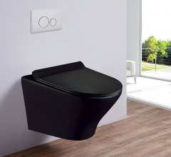 Унитаз Esbano Aster ESUPASTEBM подвесной Черный матовый с сиденьем Микролифт