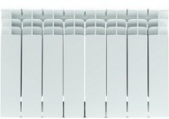Биметаллический секционный радиатор отопления Stout Titan 350 / 9 секций