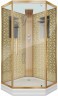 Душевая кабина Niagara Luxe NG-7717GBK 100x100 без гидромассажа