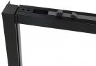 Душевая дверь Vincea Slim Soft 120 VDS-1SS120CLB профиль Черный стекло прозрачное