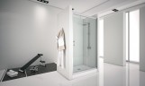 Душевая дверь Aquanet Alfa NAA6121 120 168420 профиль Хром стекло прозрачное