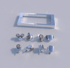 Душевая дверь RGW Classic CL-14 100 32091410-11 профиль Хром стекло прозрачное