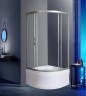 Душевой уголок WeltWasser WW500 С 80х80 10000012444 профиль Хром стекло прозрачное