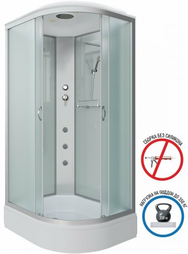 Душевая кабина Niagara Classic 90х80 L NG-33984-14LG с гидромассажем