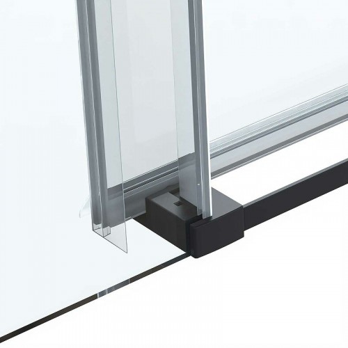 Душевой уголок Vincea Como Soft 130x90 VSR-1CS9013CLB профиль Черный стекло прозрачное
