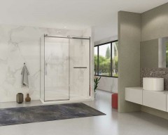 Душевой уголок Vincea Como Soft 140x100 VSR-1CS1014CL профиль Хром стекло прозрачное