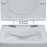 Комплект унитаза Berges Floe S Rimless с инсталляцией Atom 043367 с сиденьем Микролифт и Черной SoftTouch клавишей смыва