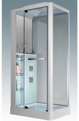 Душевая кабина Grossman GR-122 100x80 профиль Белый стекло прозрачное