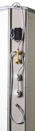 Душевая кабина WeltWasser WW500 Werra 904 90x90 10000003232 профиль Хром стекло прозрачное