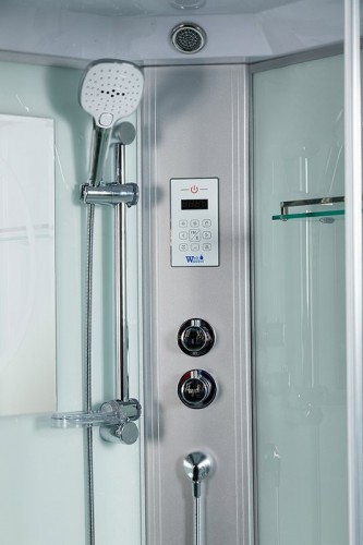 Душевая кабина WeltWasser WW500 Halle 804 80x80 10000003247 профиль Хром стекло прозрачное