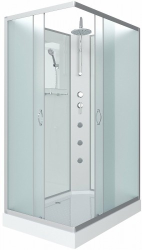 Душевая кабина Niagara Classic 100х80 NG-43085-14QBKTG с гидромассажем