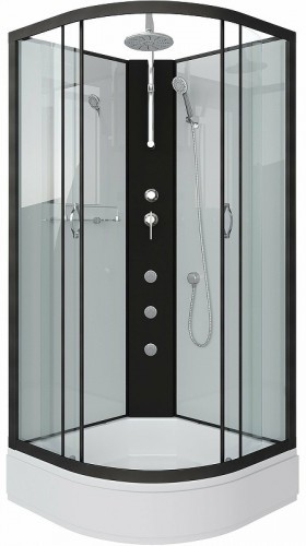 Душевая кабина Niagara Classic 100х100 NG-6702-14BKTG с гидромассажем