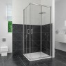 Душевой уголок RGW Classic CL-34 80х80 32093488-11 профиль Хром стекло прозрачное