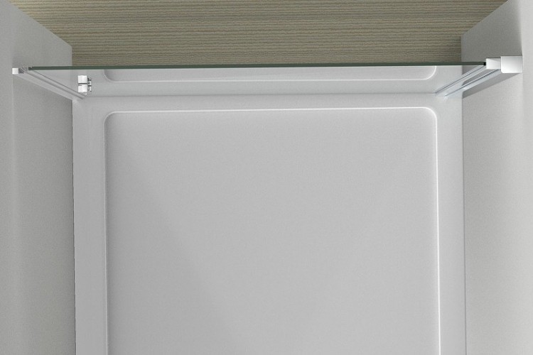 Душевая дверь Vincea Alpha 95 VDP-3AL950MT профиль Хром стекло текстурное