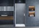 Душевая дверь Vincea Alpha 95 VDP-3AL950MT профиль Хром стекло текстурное
