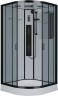 Душевая кабина Niagara Premium 90x90 NG-6901-01G Black с гидромассажем