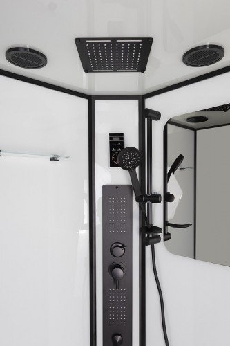 Душевая кабина Niagara Premium 90x90 NG-6901-01G Black с гидромассажем