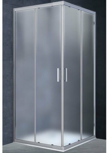 Душевой уголок Vincea Rapid 90x90 VSS-3R80/90MT профиль Хром стекло текстурное