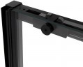 Душевая дверь Vincea Slim Soft 110 VDS-1SS110CLB профиль Черный стекло прозрачное