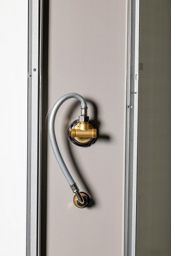 Душевая кабина WeltWasser WW500 Halle 1001 100x100 10000003240 профиль Хром стекло прозрачное