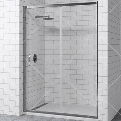 Душевая дверь RGW Passage PA-016 140 350801614-21 профиль Хром стекло Матовое-сатинат