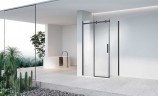 Душевой уголок Vincea Como-N 120x100 VSR-4CN1012CLB профиль Черный стекло прозрачное