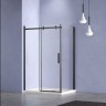 Душевой уголок Vincea Como-N 120x100 VSR-4CN1012CLB профиль Черный стекло прозрачное
