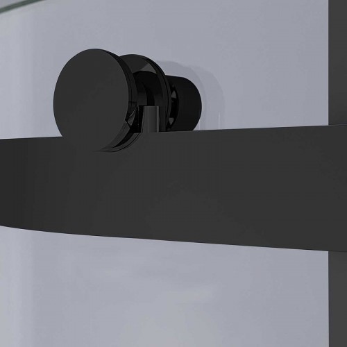 Душевой уголок Vincea Como-N 120x100 VSR-4CN1012CLB профиль Черный стекло прозрачное
