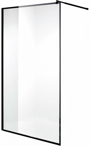 Душевая перегородка Niagara Nova 110 NG-687-11BLACK профиль Черный стекло прозрачное