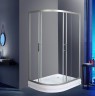 Душевой уголок WeltWasser WW500 С 120х90 R 10000012453 профиль Хром стекло прозрачное