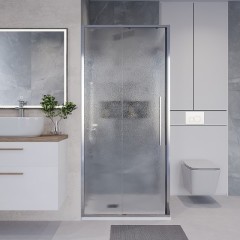 Душевой уголок Niagara Nova 90х80 NG-65-9CH-CH80-34 профиль Хром стекло шиншилла
